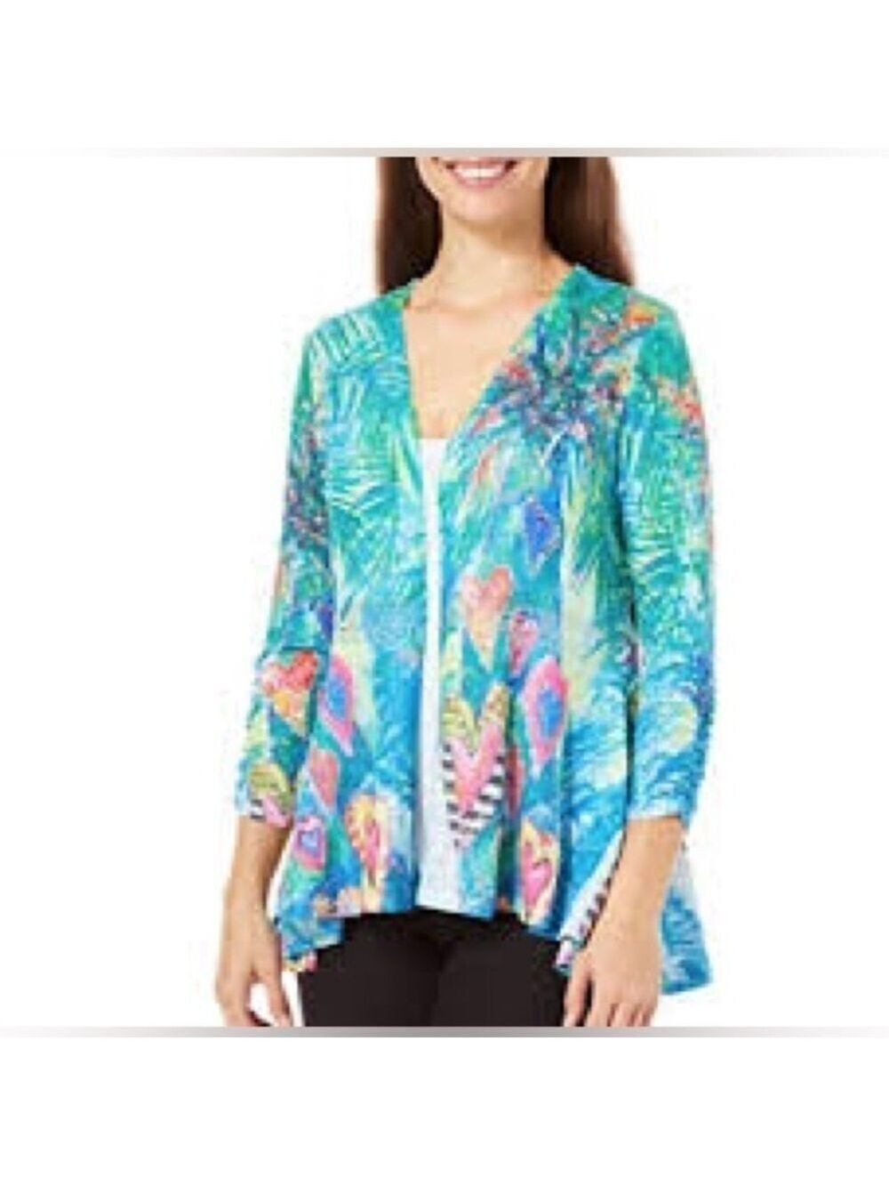 LEOMA LOVEGROVE OPEN FRONT CARDIGAN SZ SMALL